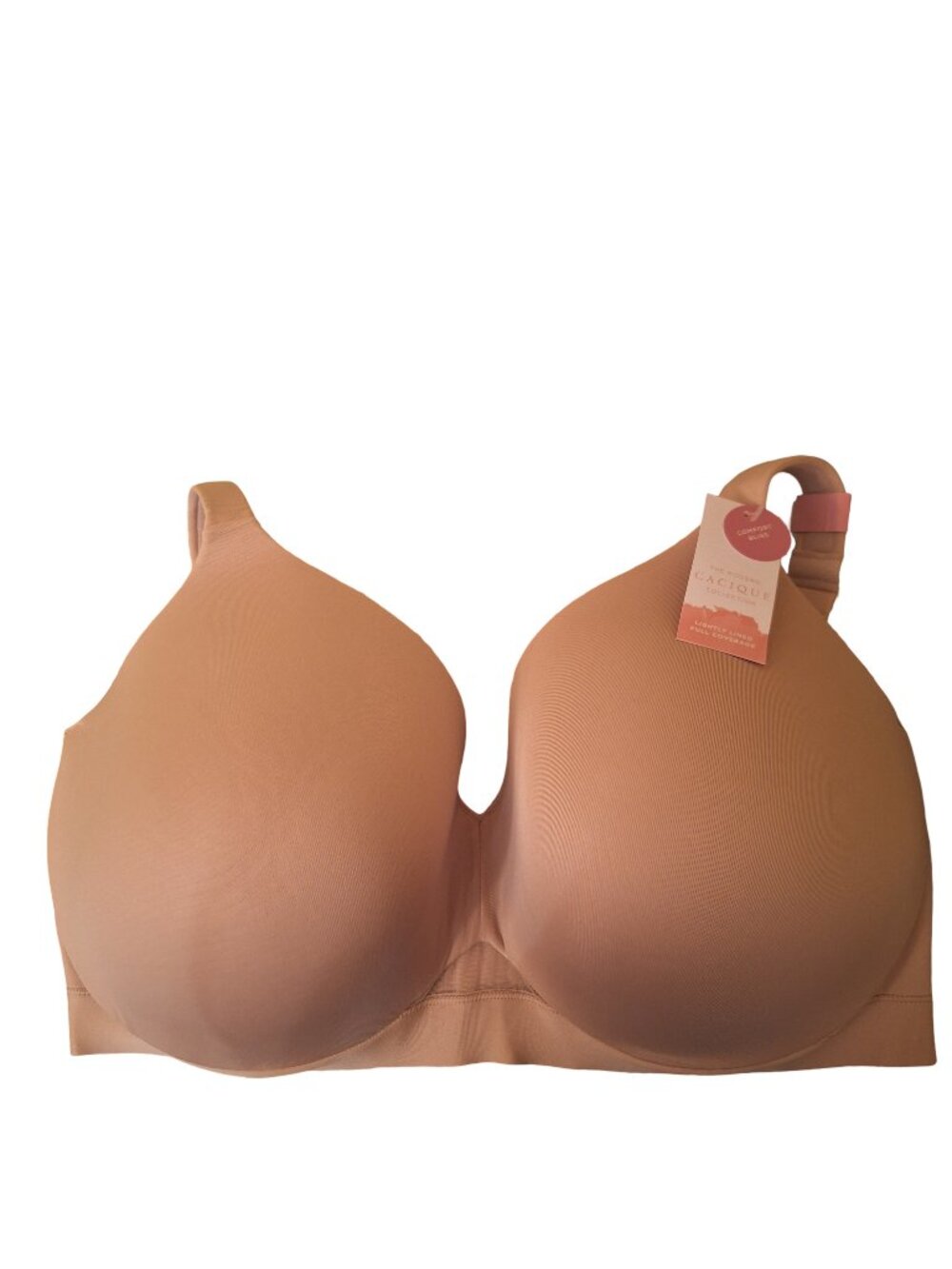 Cacique Bra 40H Cafe Mocha Comfort Bliss Lightly Lined Full Coverage Underwire - Picture 3 of 7